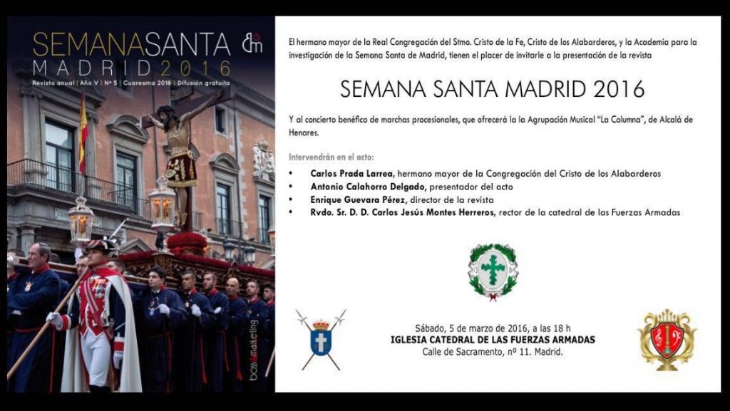 Concierto de la A. M. La Columna en la Catedral Castrense de Madrid